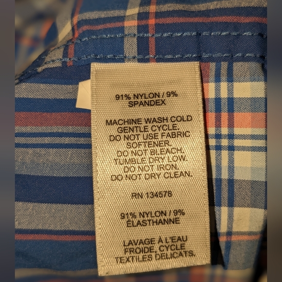 Boy's Vineyard Vines Performance Button Down Shirt (Sz 7) - Picture 4 of 4